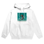 野鳥と犬の竃蔵屋(かまくらや)のディスクドッグ Hoodie