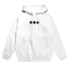 ＰＵＧＬＡＮＤのマンボウ３つ・黒・小 Hoodie