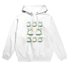 コザTAROのコザクラインコ Loveビーム ドッペルゲンガー✨ Hoodie