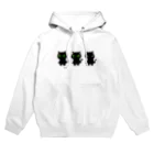 はちわれの黒猫ズ Hoodie