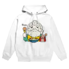 やまみちゆかの作曲家グッズのブラームスと肉団子 Hoodie