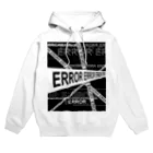 ERRORのERROR《white & Black》 パーカー