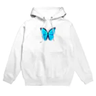 LalaHangeulのモルフォ蝶 Hoodie