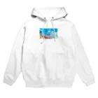 watertrickの常夏の海とサッカーボール Hoodie