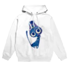 ほんだ猫の青猫とろり Hoodie