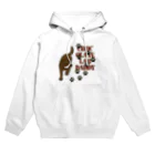 ハッピー・ラブラドールズのChocolate Lab Daddy　チョコレートラブラドール Hoodie