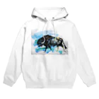 永久凍土の国の白夜のバイソン２０１７ Hoodie