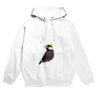 uwabami27yamaの文鳥と王冠 Hoodie