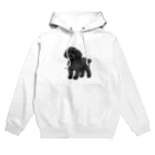 chippokeのトイプードル ブラック Hoodie