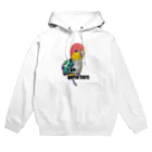 inkono shimobeのシロハラインコ[super cute] Hoodie