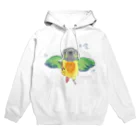 アキクサインコとウロコインコのこわがりウロコインコ Hoodie