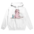 ichomaeのヨガをするブタ Hoodie