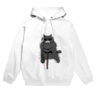 惑星ぽっぷぽーーーんのよぼよぼ黒猫ちゃん Hoodie