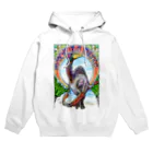 segasworksのデイノケイルス（ミュシャっぽい構図） Hoodie