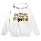 ボードゲームショップあそびばのボードゲームであそぶ猫 Hoodie