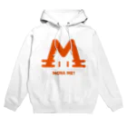 mizcoreのMONAMI猫オレンジ Hoodie