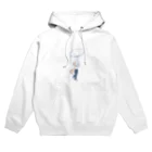 デミの強風で傘が裏返る女の子 Hoodie