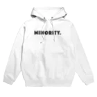 mincora.のMINORITY.　- black ver. 01 - パーカー