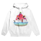 Lily bird（リリーバード）のかき氷とペンギンたち① Hoodie