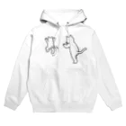 ichomaeの勝手にどっか行くネコ Hoodie