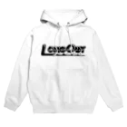 LONGOUTのLONGOUTブラックロゴ Hoodie