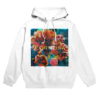 福陀落海灣公司の台湾花布 Hoodie