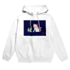 月の隠れ家の招き猫さんが福をつかまえるし Hoodie