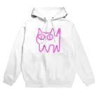 きょうは、なにをきようか。のねこですから。ピンク Hoodie