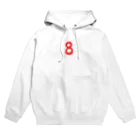 OJUNCLEの3と8の間　赤 Hoodie