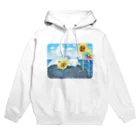 ahihoの夢見る海の猫ちゃん Hoodie