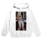 レトロんのとうしん長いくま Hoodie