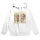 田中ひろみ(usagitv)のゆる仏画「仁王」 Hoodie