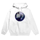 月の隠れ家の月夜に咲く幻の睡蓮 Hoodie