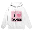 dejiry lifeのＩ love  dance パーカー