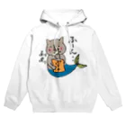 唐草ヒョウのまぐろぺす ふーん Hoodie