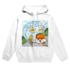 よいこのきんぎょの打ち水 Hoodie