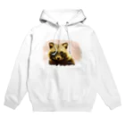 有限会社サイエンスファクトリーのたぬきのリンク　ピンク Hoodie