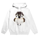 イラスト MONYAAT のスズメがちゅん L Hoodie