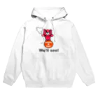 オリジナルデザインTシャツ　SMOKIN'の玉のりモクモックマ ピンク Hoodie