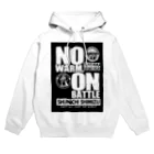 TeamSOSの雑貨屋さんのNO WARM,ON BATTLE Hoodie