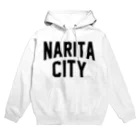 JIMOTOE Wear Local Japanの成田市 NARITA CITY ロゴブラック Hoodie