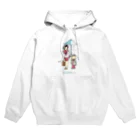 稲葉白のグッズの相合い傘身長差カップル Hoodie