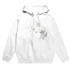 ぴーちゃん(*´꒳`*)のシャボン玉で遊ぶチンチラ Hoodie