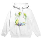 Gimme latte!のもりもりセキセイインコ Hoodie