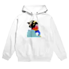 フランスパンの端くれのサーモグラフィー末端冷え性女 Hoodie