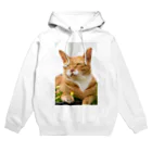 猫写真家「むに」のアトリエの花と猫 Hoodie