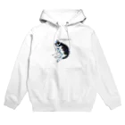 ねこねこ堂の落ちてる猫（ハチワレ） Hoodie