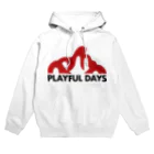 PLAYFUL DAYSの【PLAYFUL DAYS】タコの山 ロゴTシャツ Hoodie