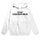 TOKYO LOGOSHOP 東京ロゴショップのSTOP CORONAVIRUS-ストップ コロナウイルス- Hoodie