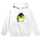 inkono shimobeのまんまるズグロシロハラインコ Hoodie